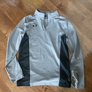 Boys Under Armour quarter zip long sleev